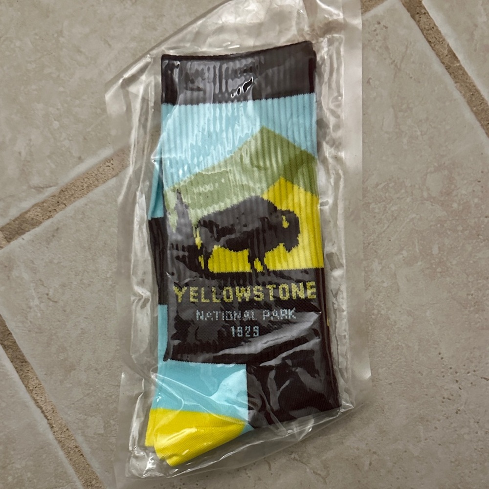 Yellowstone National Park Men's Socks - Multicolor